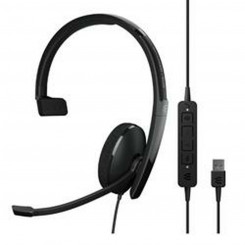 Headphones with Microphone Epos 1000899 Black
