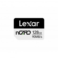 Micro SD-mälukaart koos adapteriga Lexar nCAR 128 GB (refurbished A)