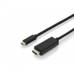 Кабель USB-C — HDMI Digitus AK-300330-020-S 2 м, черный