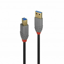 USB-кабель LINDY 36744 5 м Черный Серый