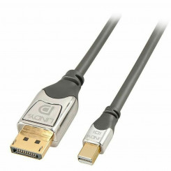 Адаптер Mini DisplayPort-DisplayPort LINDY 36310 Серый, 50 см