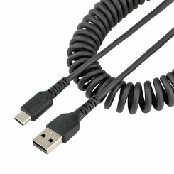 Кабель USB A — USB C Startech R2ACC-1M-USB-CABLE Черный 1 м