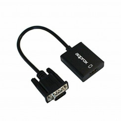 Переходник VGA-HDMI со звуком прибл. APPC25 3,5 мм Micro USB 20 см 720p/1080i/1080p