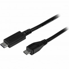 Адаптер USB C — Micro USB 2.0 Startech USB2CUB1M USB C Черный