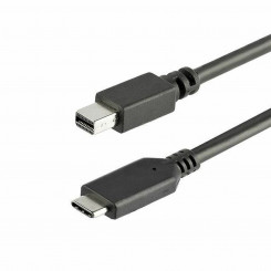 Адаптер USB C — Mini DisplayPort Startech CDP2MDPMM1MB Черный 1 м
