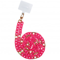 Mobile Phone Lanyard Celly LACETCHAINPKF Pink