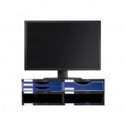 Screen Table Support Archivo 2000 polystyrene 36 x 60 x 16,5 cm Black Blue
