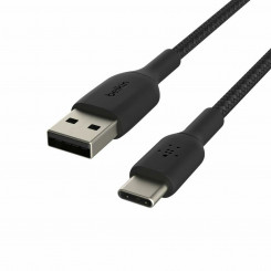 USB A–USB C kaabel Belkin CAB002BT3MBK 3 m must (refurbished A)