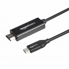 USB-C to HDMI Cable Amazon Basics UTCH-3FT-L Black 90 cm (Refurbished A)