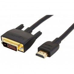 HDMI to DVI adapter Amazon Basics 4,6m Black (Refurbished A)