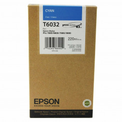 Оригинальный картридж Epson C13T603200 Голубой