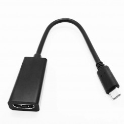 Must USB-C-HDMI-kaabel (renoveeritud A+)