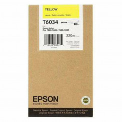 Оригинальный картридж Epson C13T603400 Желтый