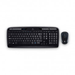 Клавиатура и беспроводная мышь Logitech MK330 Black Spanish Qwerty
