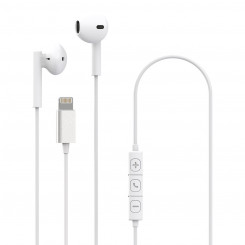 Headphones with Microphone Celly UP900LIGHTWH White