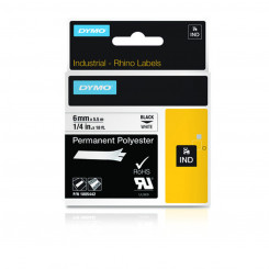 Laminated Tape Dymo 1805442 Black Black/White Multicolour