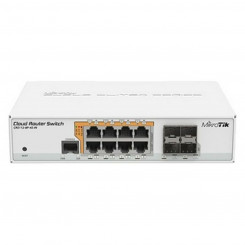 Коммутатор Mikrotik CRS112-8P-4S-IN 16 МБ 128 МБ ОЗУ Белый Gigabit Ethernet