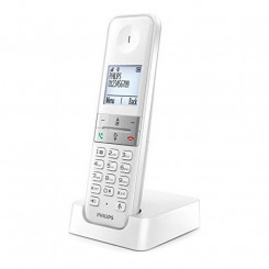 Juhtmeta telefon Philips D4701W/34 valge must