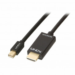 Адаптер Mini Display Port to HDMI LINDY 36927 Черный