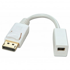 Адаптер Mini DisplayPort-DisplayPort LINDY 41060 Белый