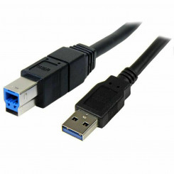 Кабель USB A — USB B Startech USB3SAB3MBK Черный