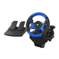 Racing Steering Wheel Gaming Genesis SEABORG 350 Blue