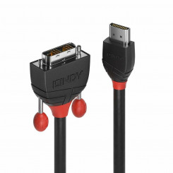 HDMI to DVI Cable LINDY 36270 Black 1 m