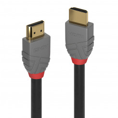 HDMI-кабель LINDY 36961 Черный 50 см Черный/Серый