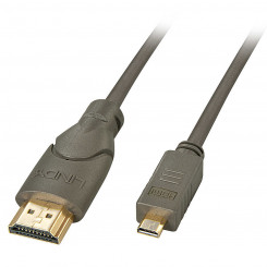 Кабель HDMI-Micro HDMI LINDY 41353, 2 м, черный