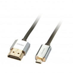 Кабель HDMI-Micro HDMI LINDY 41680 50 см Черный/Серый