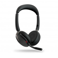 Bluetooth Headset with Microphone Jabra Evolve2 65 Flex Black