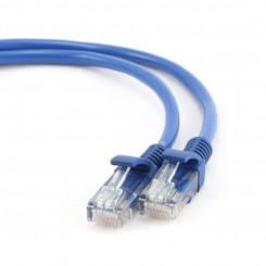 Жесткий сетевой кабель UTP категории 5e GEMBIRD PP12-3M/B, 3 м, синий