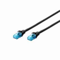 Жесткий сетевой кабель UTP категории 6 Digitus DK-1512-020/BL, 2 м, черный