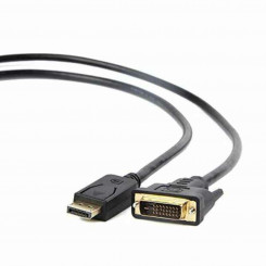 Адаптер DisplayPort-DVI GEMBIRD CC-DPM-DVIM-6 1080 пикселей 1,8 м Черный