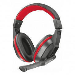 Headphones with Microphone Trust 21953 Red Black