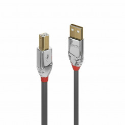 Кабель Micro USB LINDY 36643 3 м Черный Серый (1 шт.)
