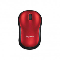 Wireless Mouse Logitech M185 Red