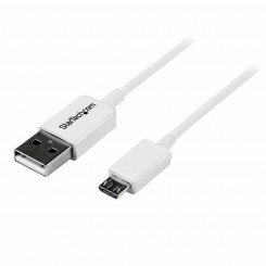 USB-кабель к micro USB Startech USBPAUB2MW Белый Желтый (4 шт.)
