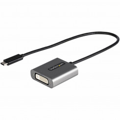 USB C to DVI Adapter Startech CDP2DVIEC            Black