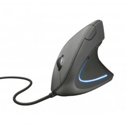 USB Mouse Trust Bayo 800/4000 dpi ergonoomiline vertikaalne LED tuled must