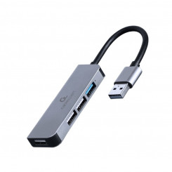 USB-концентратор GEMBIRD 4-портовый USB-концентратор: 1 x USB 3.1 + 3 x USB 2.0