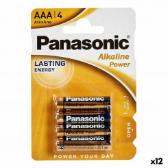 Щелочные батарейки Panasonic LR03 AAA (12 шт.)