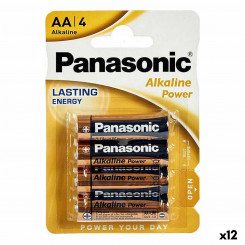 Щелочные батарейки Panasonic 1x4 LR6APB LR6 AA (12 шт.)
