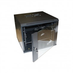 Wall-mounted Rack Cabinet Monolyth 18U SH6618 IP20 Black