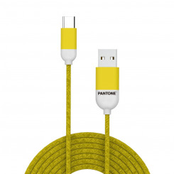 Кабель USB-C на USB Celly PT-TC001-5Y Желтый 1,5 м