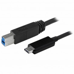 Kaabel USB C Startech USB31CB1M Must