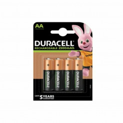 Rechargeable Batteries DURACELL HR06-P AA NiMh 2500 mAh (4 pcs)