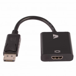 Адаптер DisplayPort-HDMI V7 CBLDPHD-1E, черный