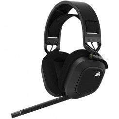 Bluetooth Headset with Microphone Corsair HS80 RGB Black Multicolour