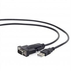 Адаптер USB-RS232 GEMBIRD UAS-DB9M-02 (1,5 м) Черный